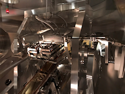 Closeup of the AMO grating and folding mirror.